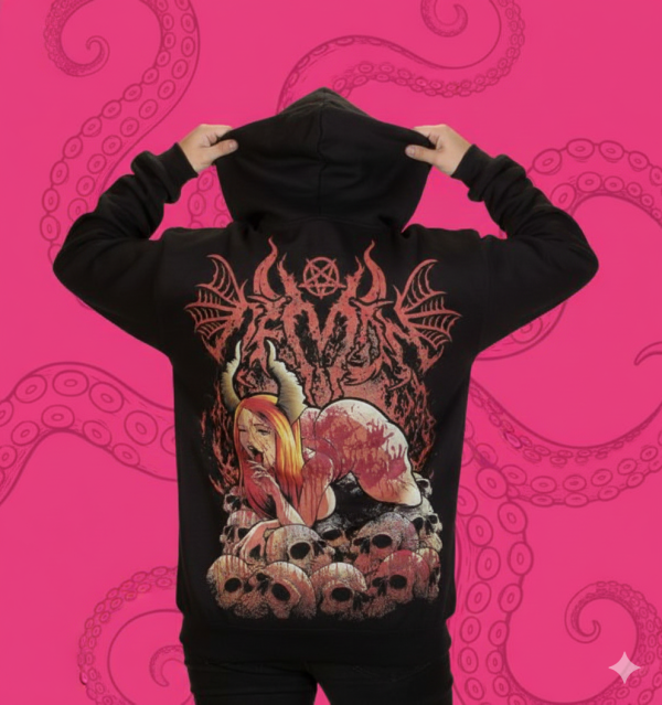 HOODIE GOTHIC DEMON