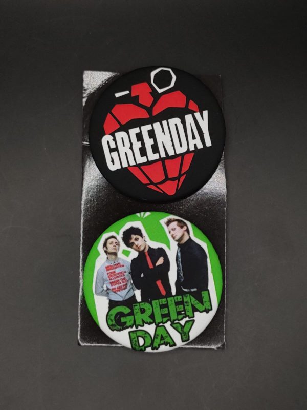 BOTON GREEN DAY