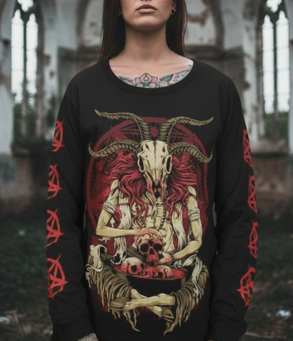 LONG TEE LORD BAPHOMETH