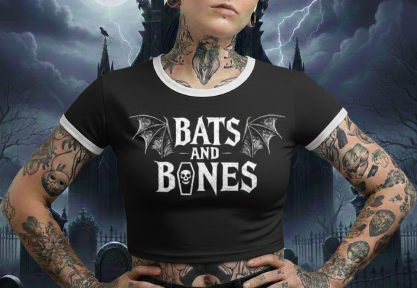 BLUSA BATS AND BONES